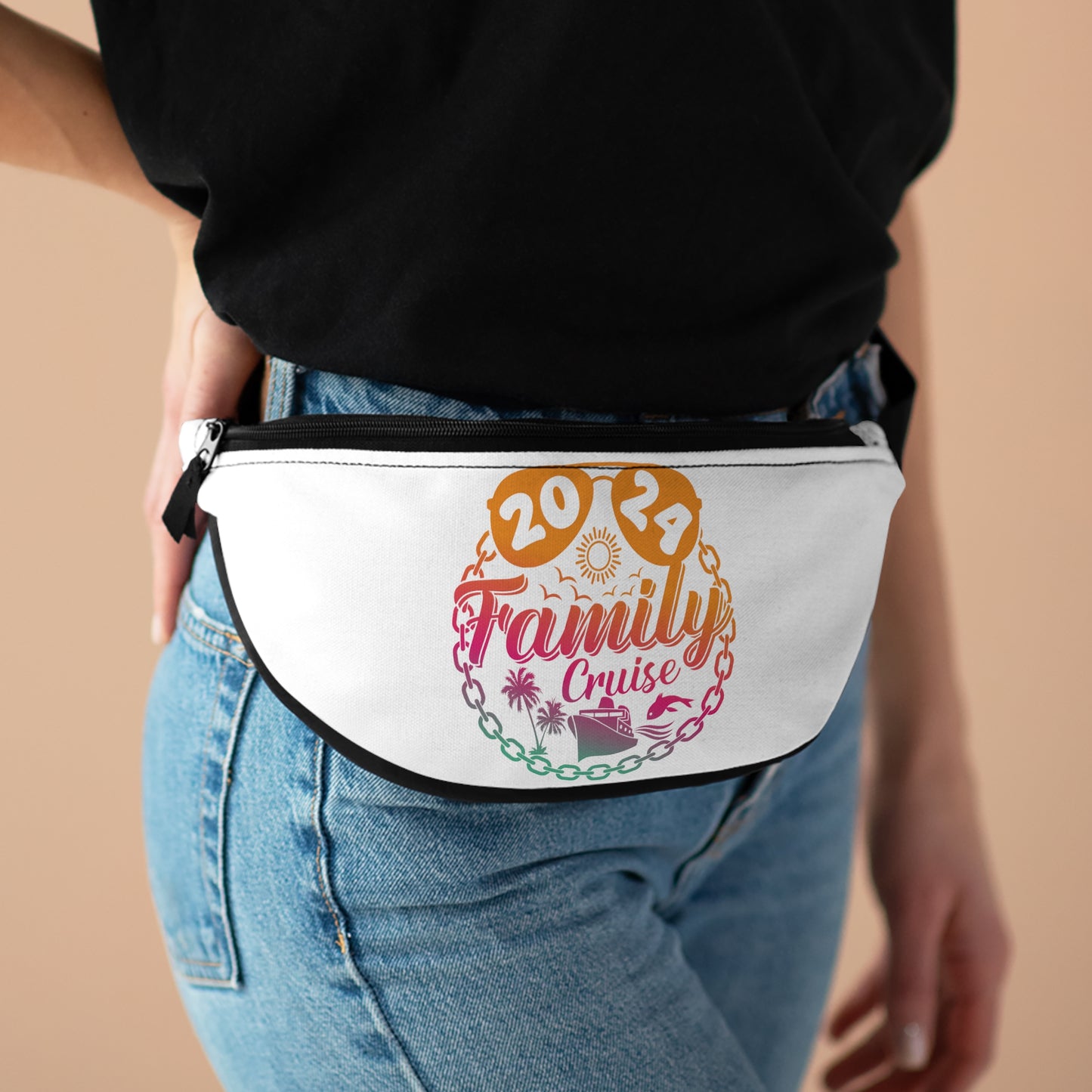 "2024 Family Cruise" Large Fanny Pack