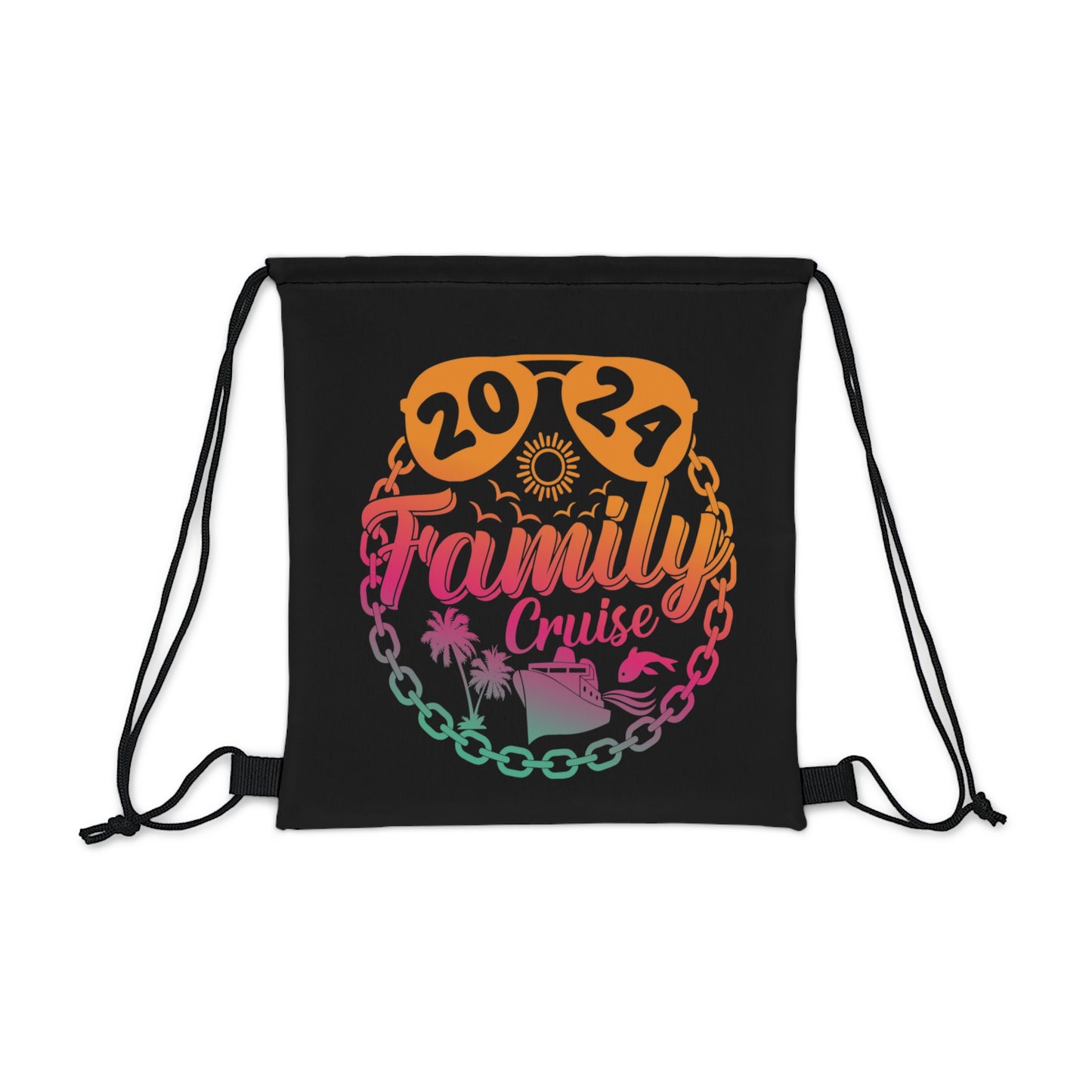 "2024 Family Cruise" Drawstring Bag