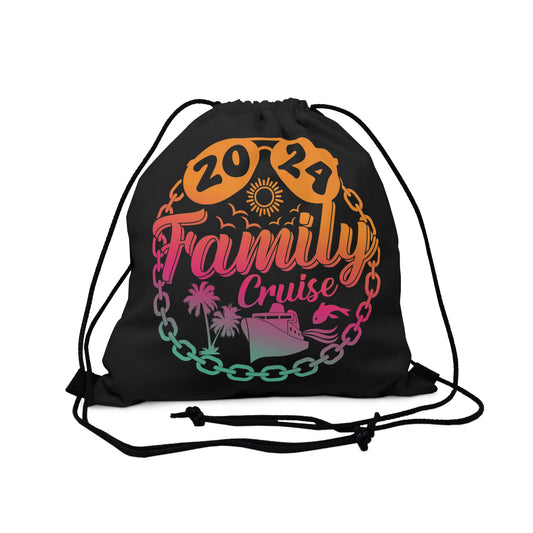 "2024 Family Cruise" Drawstring Bag